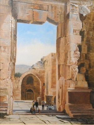 Lot 663 - Ken Bizon (British, b.1927), "The Great Temple...