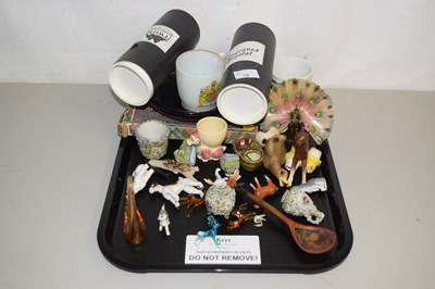 Lot 18 - Tray containing a quantity of various china...