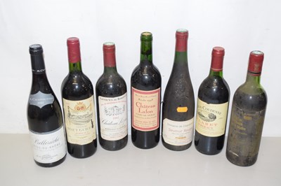 Lot 19 - Group of seven bottles of various wine