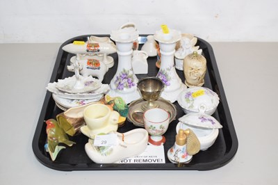 Lot 29 - A tray containing a quantity of miniature...