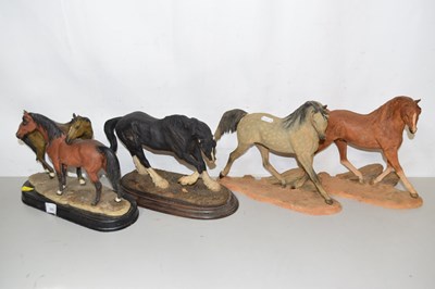 Lot 560 - Four models of horses