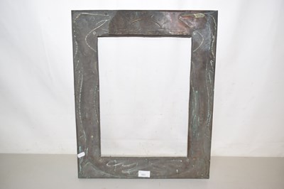 Lot 563 - Metal covered frame