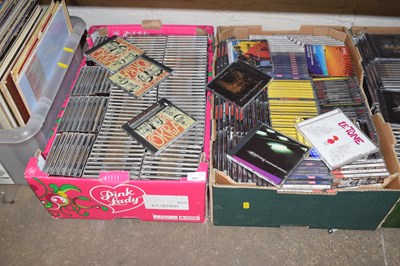 Lot 581 - Two boxes of CD's