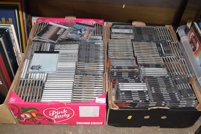 Lot 583 - Two boxes of CD's