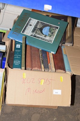 Lot 588 - Box of assorted books