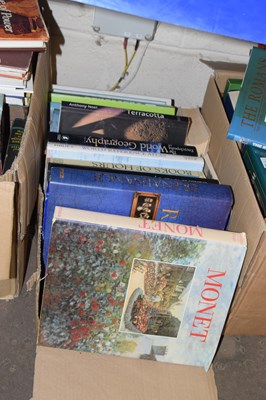 Lot 589 - Box of assorted hardback reference