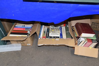 Lot 606 - Three boxes of assorted books