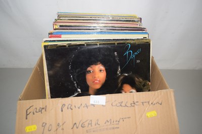 Lot 633 - Box of assorted LP's