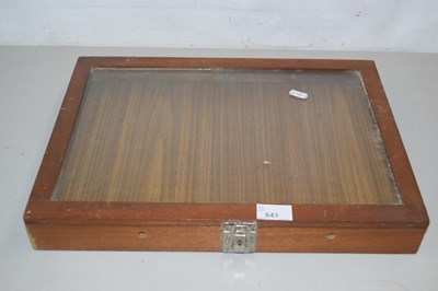 Lot 643 - Tabletop cabinet
