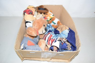 Lot 645 - Box of soft toys