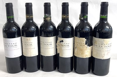 Lot 134 - Six bottles of Chateau de La Tour, Reserve du...