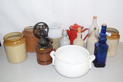 Lot 658 - Assorted stone ware, ceramics and other items