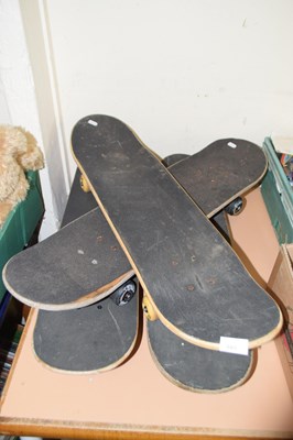 Lot 665 - Four skateboards