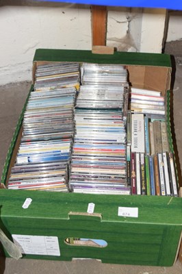 Lot 674 - Box of CD's