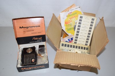 Lot 59 - A boxed viewfinder with slides together with a...
