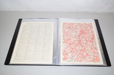 Lot 61 - An A4 folding containing a quantity of touring...