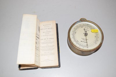 Lot 73 - A Short & Mason compensated pressure gauge...