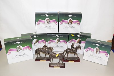 Lot 78 - A boxed set of various racehorses, Red Rum,...