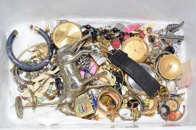 Lot 98 - Box containing a quantity of wristwatch spares...