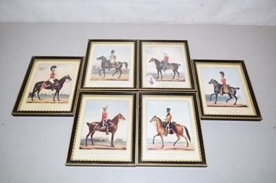 Lot 102 - Collection of six framed military prints