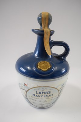 Lot 88 - Lambs Navy Rum ceramic flagon to celebrate the...