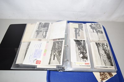 Lot 118 - Postcard album, mainly views of Wells...