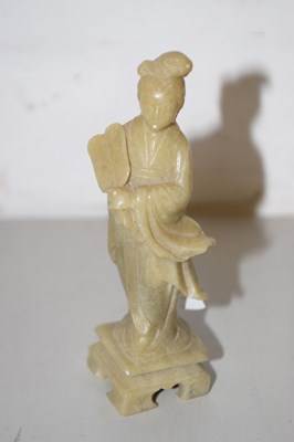 Lot 120 - Small soapstone figure of a Geisha