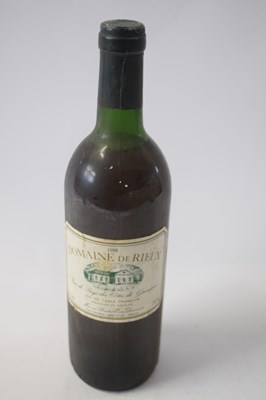 Lot 63 - Bottle of Red Domaine de Rieux 1988 75cl