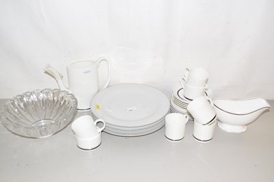 Lot 202 - Quantity of white glazed china wares