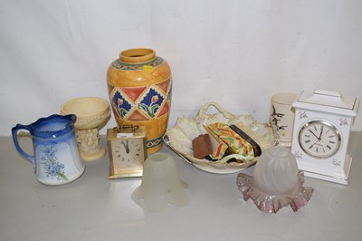 Lot 208 - Large pottery vase with geometric design,...
