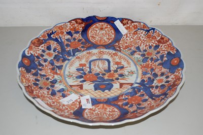Lot 215 - A Japanese porcelain charger Meiji period,...