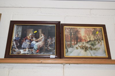 Lot 231 - Coloured print after Joseph Farquharson and...