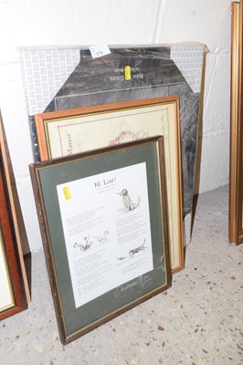 Lot 279 - Mixed Lot: Picture frames, coloured prints etc