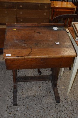 Lot 295 - Vintage school desk