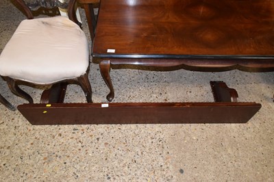 Lot 300 - A hardwood wall shelf