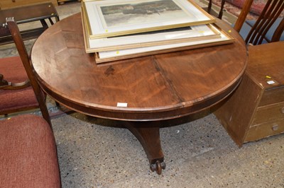 Lot 311 - A mid 19th Century rosewood breakfast or...