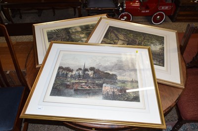 Lot 320 - After George Moreland, coloured print Happy...