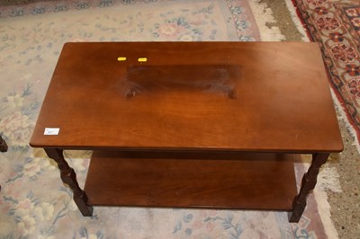 Lot 327 - A two tier coffee table