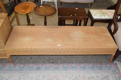 Lot 330 - A rectangular wicker work coffee table
