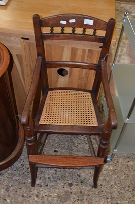 Lot 337 - Late Victorian child's highchair