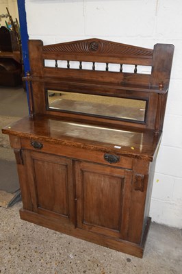 Lot 365 - Late Victorian mirror back sideboard