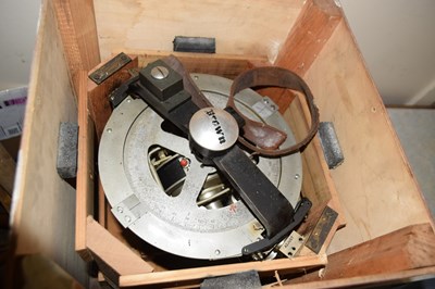 Lot 679 - A Brown IFU compass model number 1405 in...
