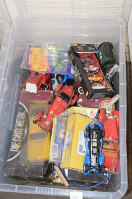 Lot 686 - Large box of assorted toy vehicles