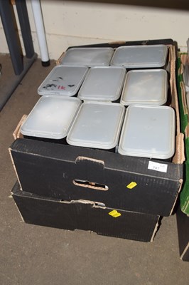 Lot 707 - Two boxes of various radio and electrical spares