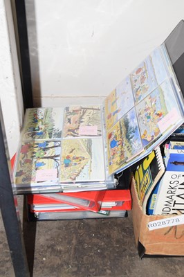 Lot 722 - A group of albums of postcards