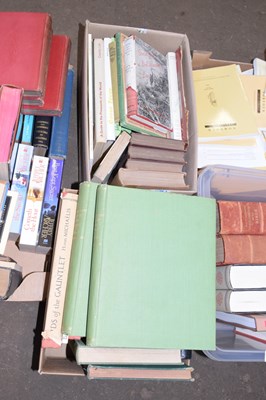 Lot 734 - Two boxes of mixed books