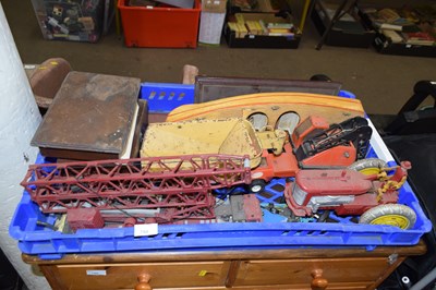 Lot 798 - A box of assorted vintage toys