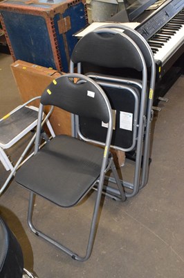 Lot 804 - Three folding chairs