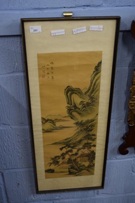 Lot 257 - 20th century School, study of a river...