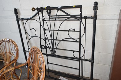 Lot 834 - Two metal headboards